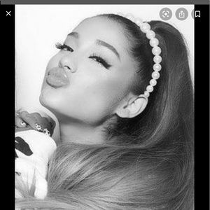 Giant pearl headband like Ariana Grande